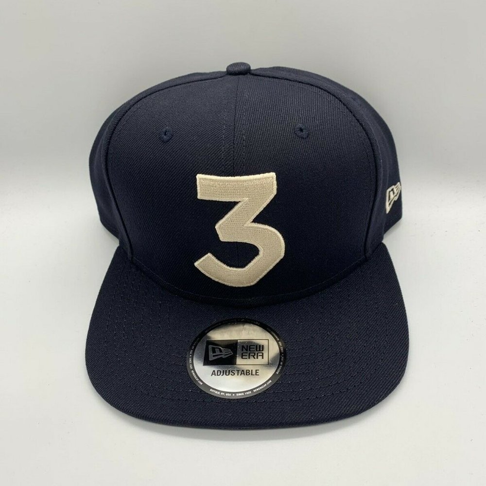 Chance The Rapper 3 Adjustable New Era‎ Hat Snapback Cap Navy Blue